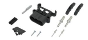 Wtyk baterii Rema 80A (25 mm²) męski + pilot