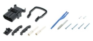 Wtyk baterii Rema 320A (95 mm²) męski + Air z rączką zmienną 