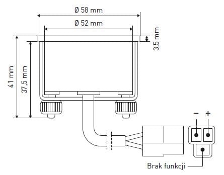 Wskaźnik rozładowania baterii typ A 72V