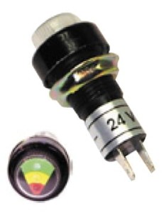 Wskaźnik rozładowania baterii typ D 12V