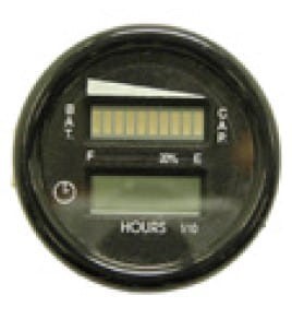 Wskaźnik rozładowania baterii i licznik MTH typ B