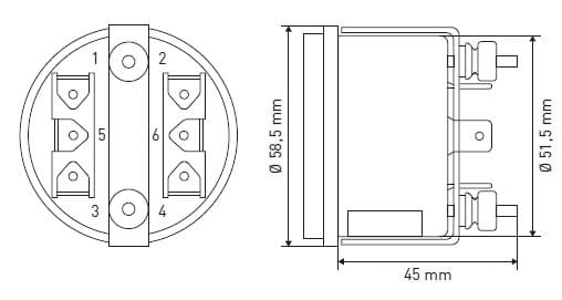 Miernik naładowania baterii 24V
