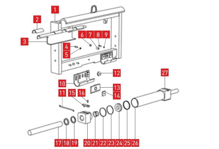 Głowica siłownika przesuwu bocznego Bolzoni SL5