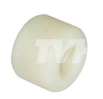 Rolka jezdna nylonowa z pełnym otworem 45x33