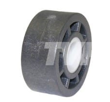 Rolka jezdna nylonowa z pełnym otworem 46x20