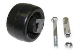 Rolka jezdna nylonowa z pełnym otworem 50x30