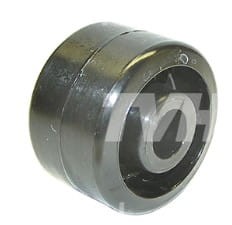 Rolka jezdna nylonowa z pełnym otworem 50x32