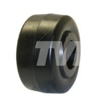 Rolka jezdna nylonowa z pełnym otworem 63x33