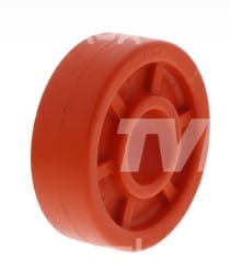 Rolka jezdna nylonowa z pełnym otworem 75x25