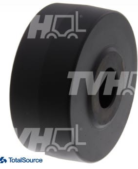 Rolka jezdna nylonowa z pełnym otworem 76x32