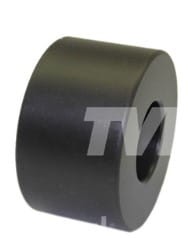 Rolka jezdna nylonowa z pełnym otworem 80x56