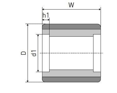 Rolka nylonowa 75x75 bez łożysk