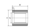 Rolka poliuretanowa 82x34 PU