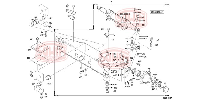 Panewka belki Toyota 7FG/FD10-18