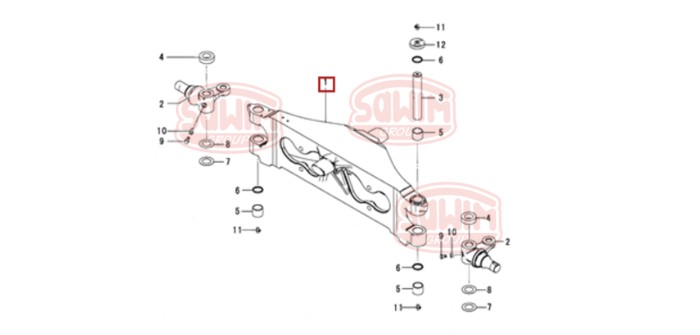 Zwrotnica Mitsubishi FG/FD10-18N