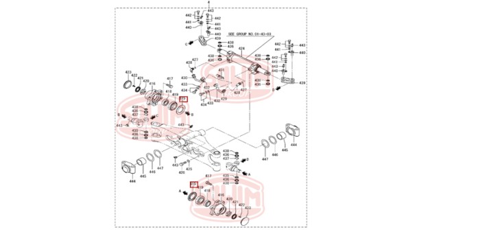Dekiel piasty Mitsubishi FG/FD10-18N (Grendia)