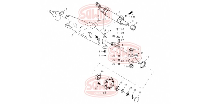 Dekiel piasty Heli G3 (20-35)