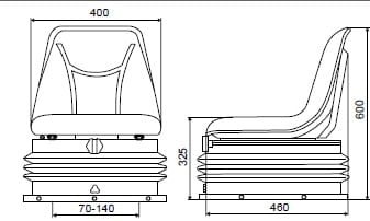 Fotel TS2460/ES200 z czujnikiem