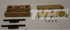 Zestaw ślizgów przesuwu bocznego Bolzoni HN5 (mosiężne)