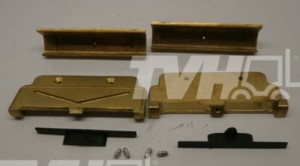 Zestaw ślizgów przesuwu bocznego Bolzoni HN5 (< 1600 mm) mosiądz