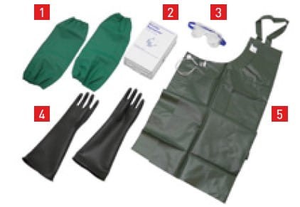 Zestaw do zabezpieczania akumulatorów typ B