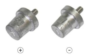 Wkręcany biegun akumulatora M6 zewnętrzny